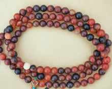 Load image into Gallery viewer, 108 Authentic Jade and Coral Mala
