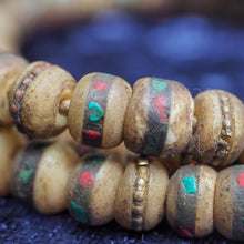 Load image into Gallery viewer, 108 Authentic Yak Horn Mala