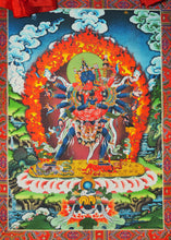 Load image into Gallery viewer, Large Chakrasamvara Thangka