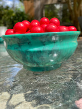 Load image into Gallery viewer, Tibetan Turquoise Traveller's Cup/ Offering Bowl - Large