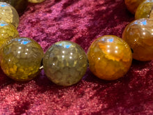 Load image into Gallery viewer, Authentic Green and Orange Jade Wrist Mala