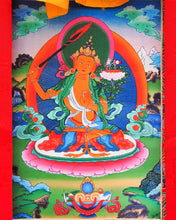Load image into Gallery viewer, Manjushri Silk Thangka