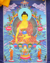 Load image into Gallery viewer, Shakyamuni Buddha Thangka