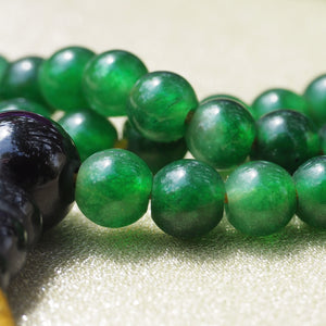 108 Authentic Green Jade Mala