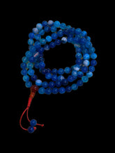 Load image into Gallery viewer, 108 Authentic Blue Agate Mala