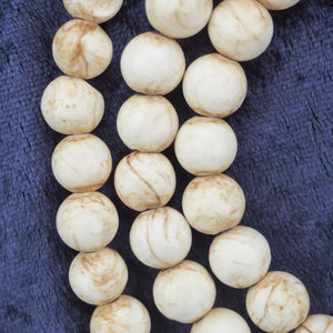 108 Vintage Mother Conch Shell Mala (Medium)