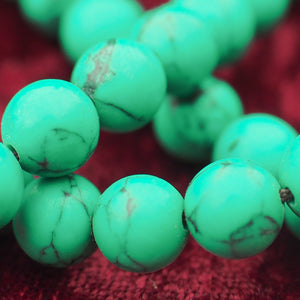 108 Authentic Green Turquoise Mala