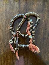 Load image into Gallery viewer, Blessed vintage 108 wooden Buddhist mala