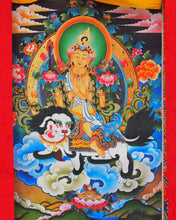 Load image into Gallery viewer, Manjushri Silk Thangka