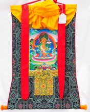 Load image into Gallery viewer, Manjushri Silk Thangka