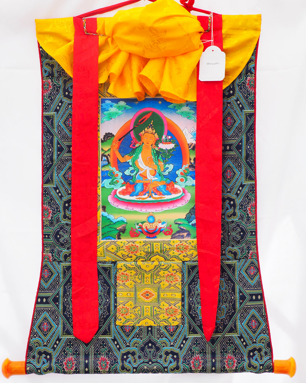 Manjushri Silk Thangka