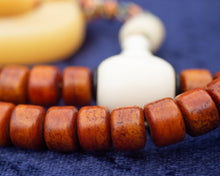 Load image into Gallery viewer, Rare Vintage Smoked Yak Bone Mala