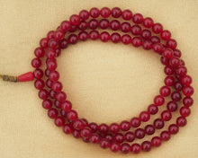 Load image into Gallery viewer, 108 Authentic Dark Red Ruby Mala