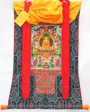 Load image into Gallery viewer, Shakyamuni Buddha Silk Thangka