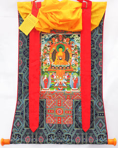 Shakyamuni Buddha Silk Thangka