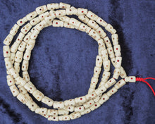 Load image into Gallery viewer, 108 White Bone Skull Mala