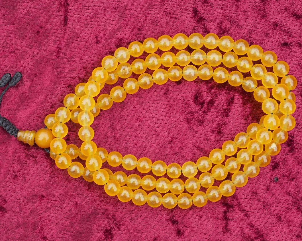 108 Yellow Citrine Mala