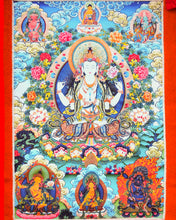 Load image into Gallery viewer, Avalokiteshvara Thangka