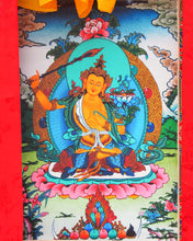 Load image into Gallery viewer, Manjushri Silk Thangka