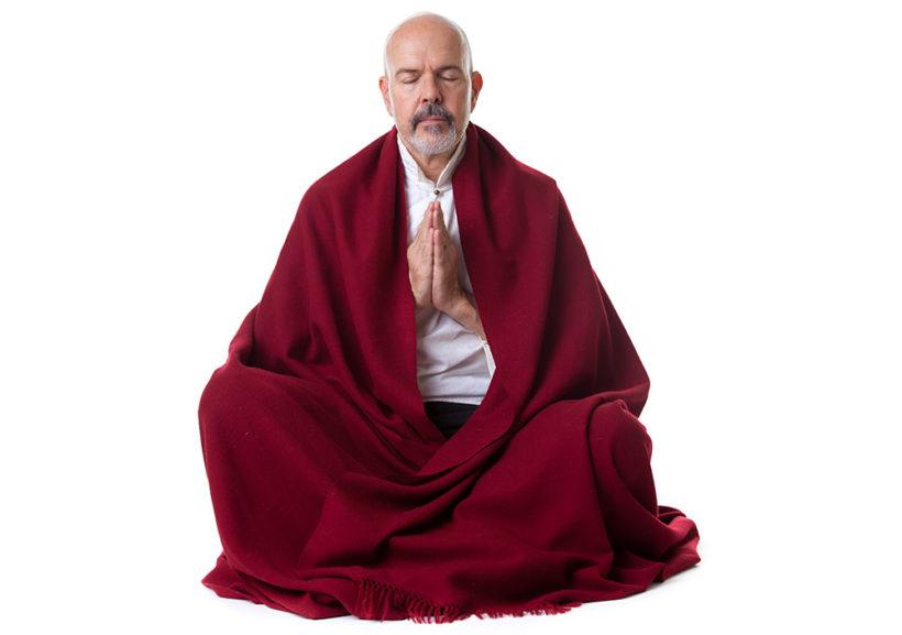 Red Meditation Shawls