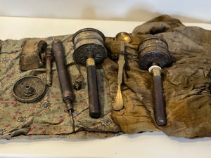 Antique Mani Prayer Wheels